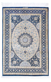 Perser Rug - Ghom - 111 x 73 cm - blue