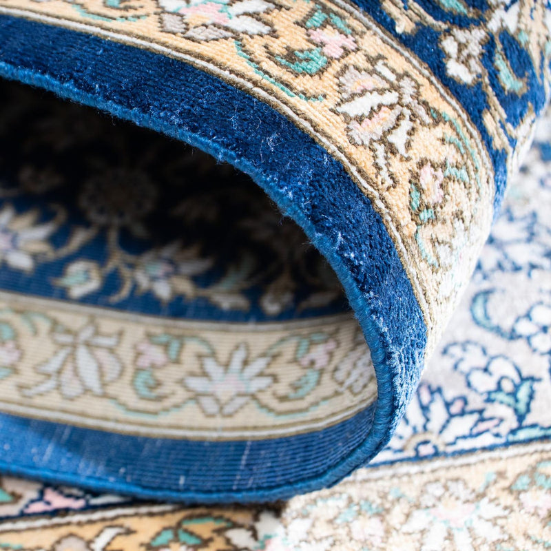 Perser Rug - Ghom - 111 x 73 cm - blue