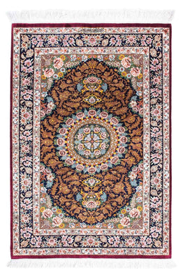 Perser Rug - Ghom - 119 x 79 cm - dark red