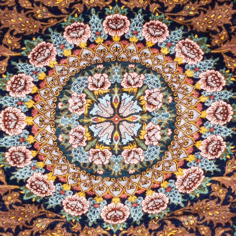 Perser Rug - Ghom - 119 x 79 cm - dark red