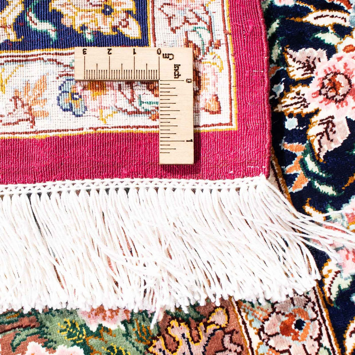 Perser Rug - Ghom - 119 x 79 cm - dark red