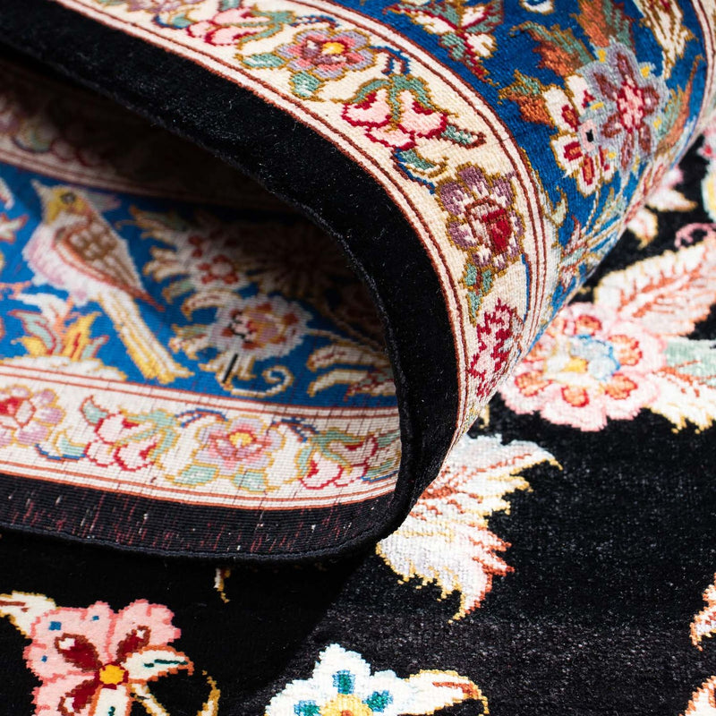 Perser Rug - Ghom - 118 x 77 cm - dark red