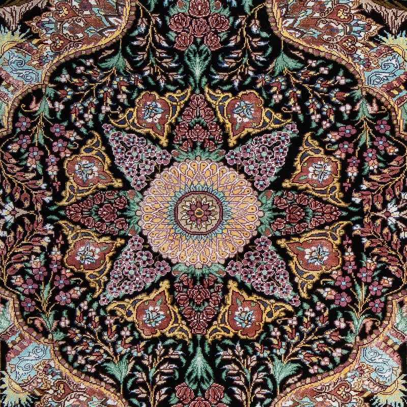 Perser Rug - Ghom - 85 x 61 cm - dark blue