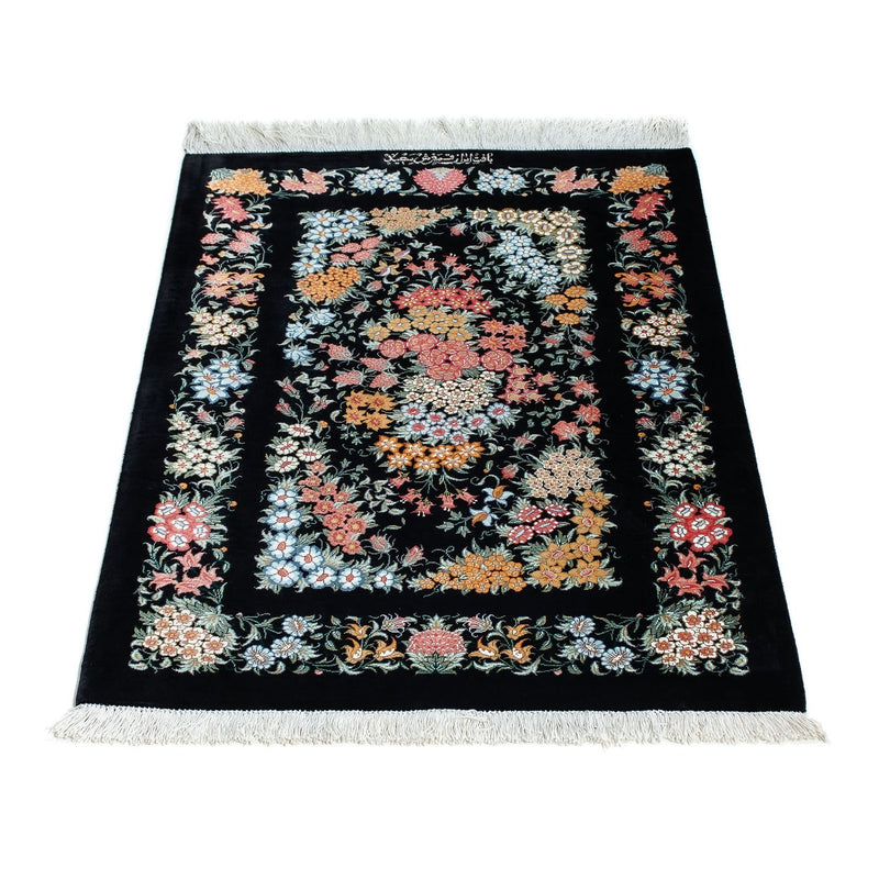 Perser Rug - Ghom - 89 x 60 cm - dark blue
