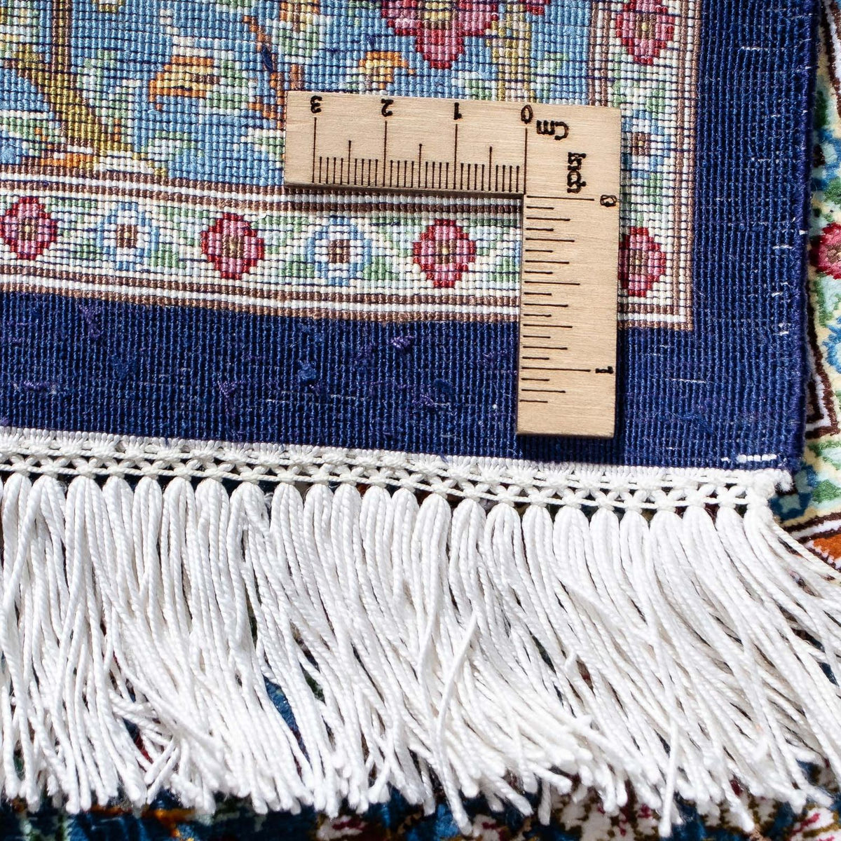 Perser Rug - Ghom - 96 x 57 cm - dark blue