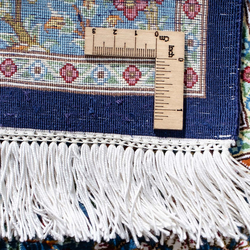 Perser Rug - Ghom - 96 x 57 cm - dark blue