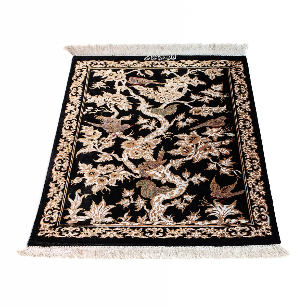 Perser Rug - Ghom - 87 x 57 cm - dark blue