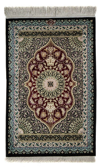 Perser Rug - Ghom - 94 x 58 cm - dark blue