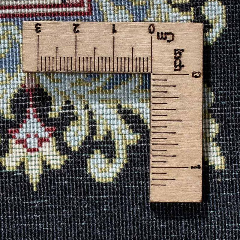 Perser Rug - Ghom - 94 x 58 cm - dark blue