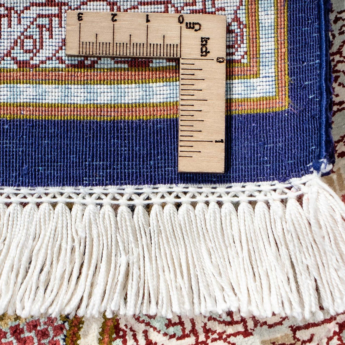 Perser Rug - Ghom - 93 x 59 cm - dark blue