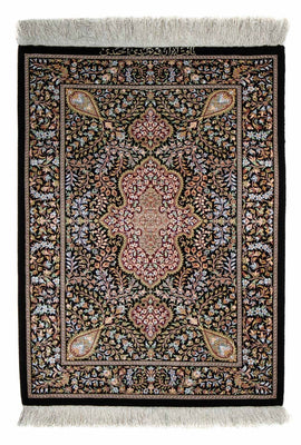 Perser Rug - Ghom - 86 x 60 cm - dark blue