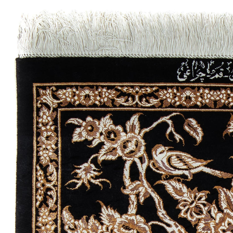 Perser Rug - Ghom - 92 x 58 cm - dark blue