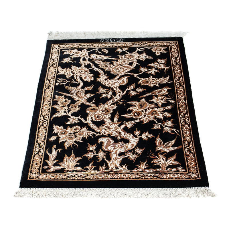 Perser Rug - Ghom - 92 x 58 cm - dark blue