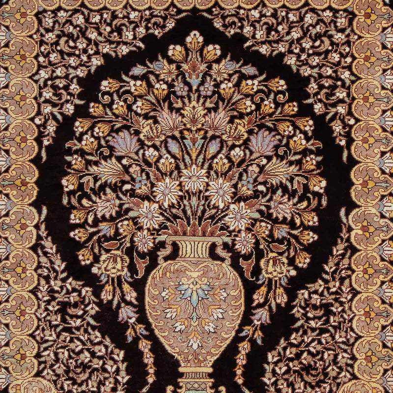 Perser Rug - Ghom - 90 x 61 cm - dark blue