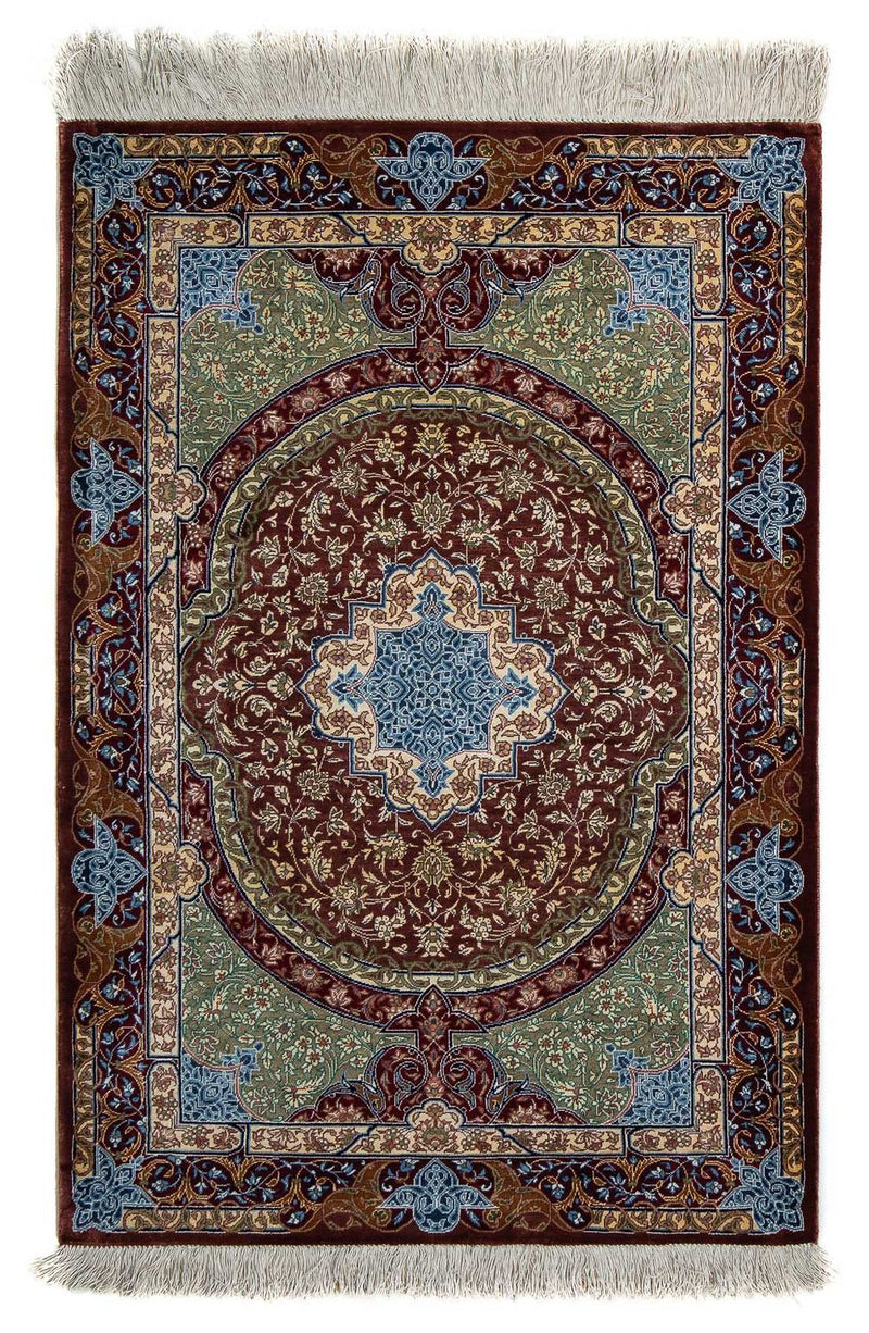 Perser Rug - Ghom - 90 x 61 cm - multicolored