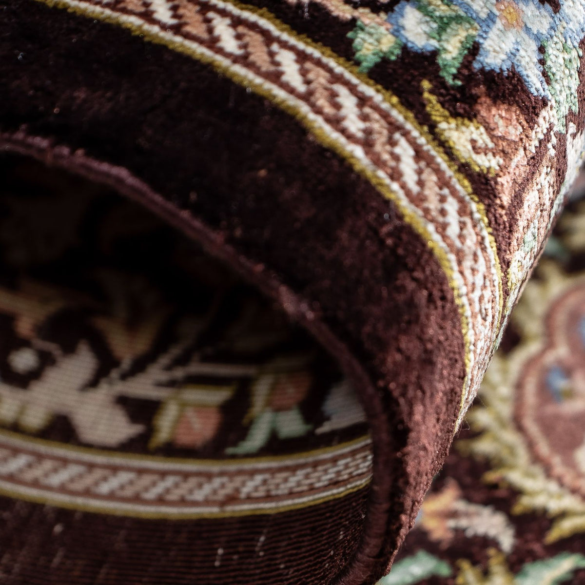 Perser Rug - Ghom - 91 x 61 cm - dark blue