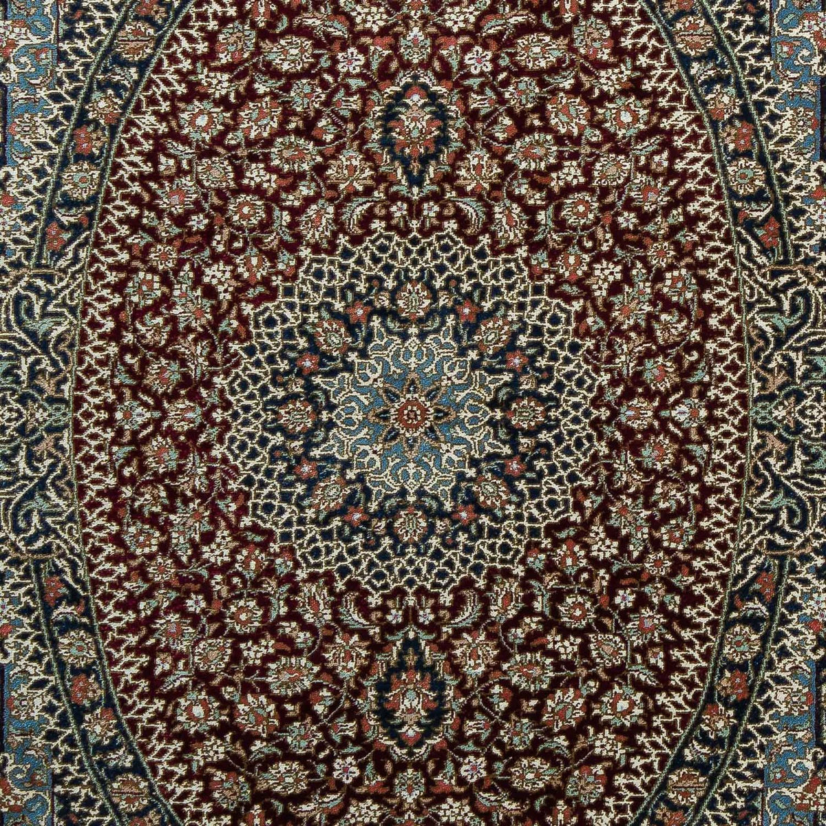 Perser Rug - Ghom - 89 x 59 cm - dark blue