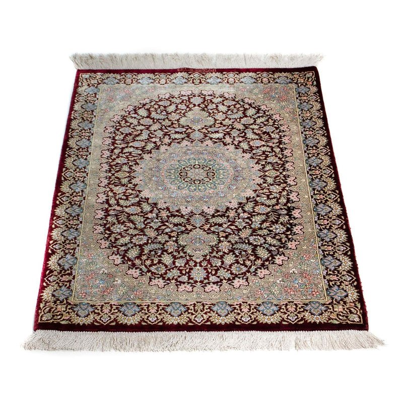 Perser Rug - Ghom - 88 x 57 cm - dark red