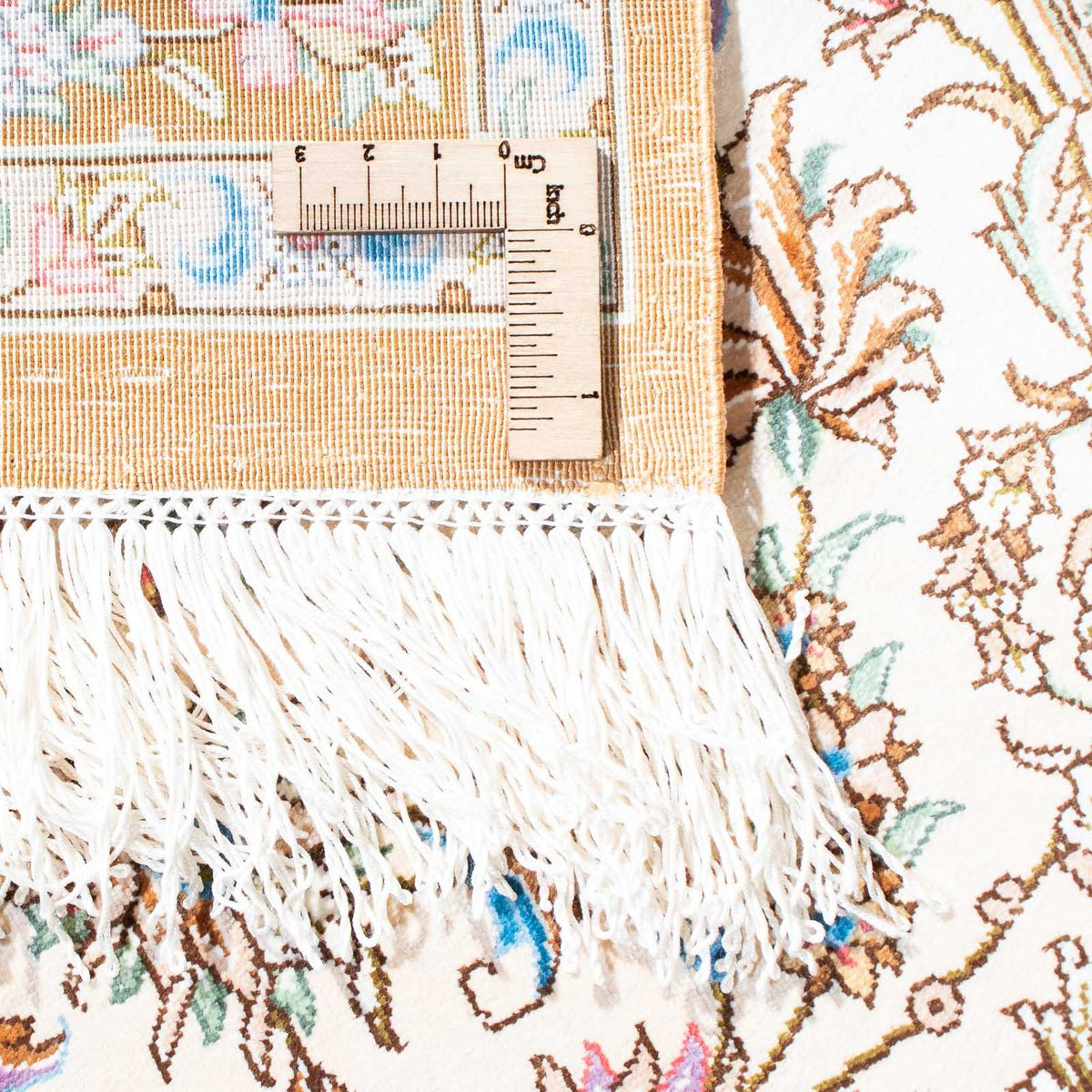 Perser Rug - Ghom - 124 x 79 cm - beige