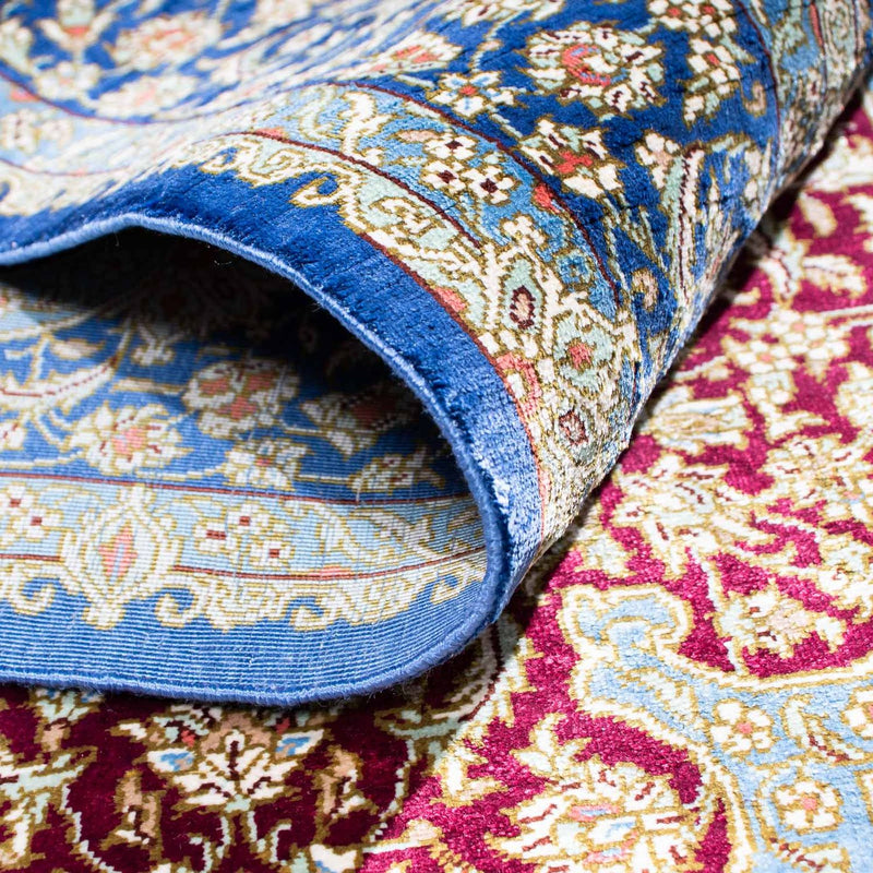 Perser Rug - Ghom - 117 x 78 cm - blue