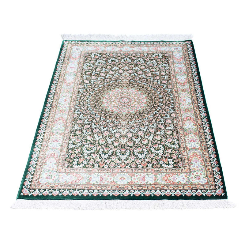 Perser Rug - Ghom - 128 x 83 cm - green