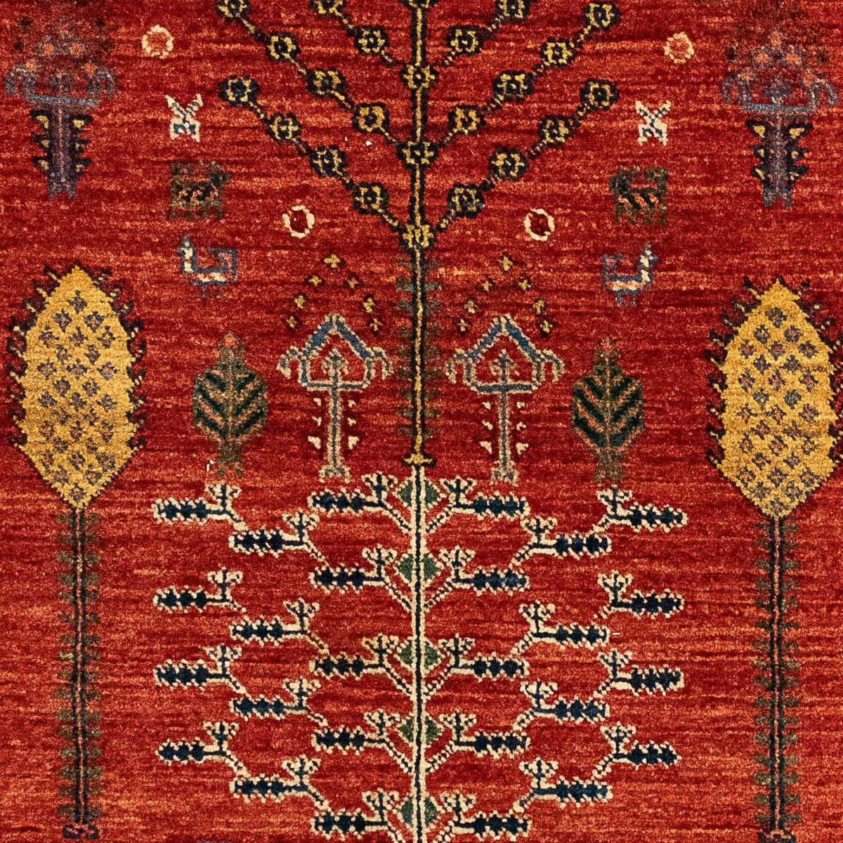 Gabbeh Rug - Kashkuli Perser - 120 x 85 cm - dark red