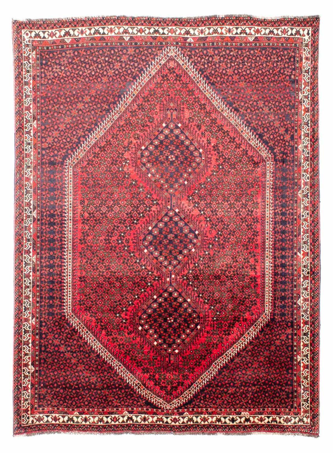 Perser Rug - Nomadic - 281 x 206 cm - red