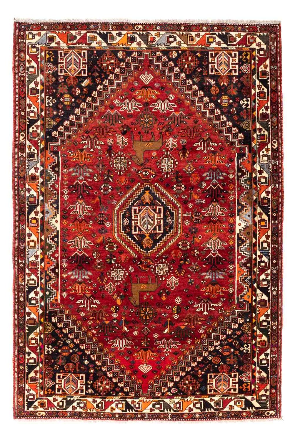 Perser Rug - Nomadic - 257 x 183 cm - red