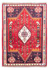 Shiraz Rug 105x153cm - Persian Rugs - Rectangle / Dark Red / 105 x 153 cm Rectangle