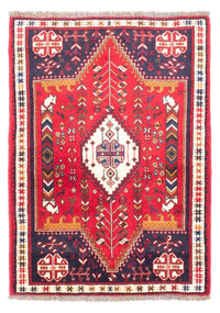 Perser Rug - Nomadic - 153 x 105 cm - dark red