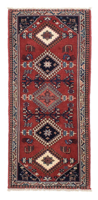 Runner Perser Rug - Nomadic - 148 x 59 cm - dark red