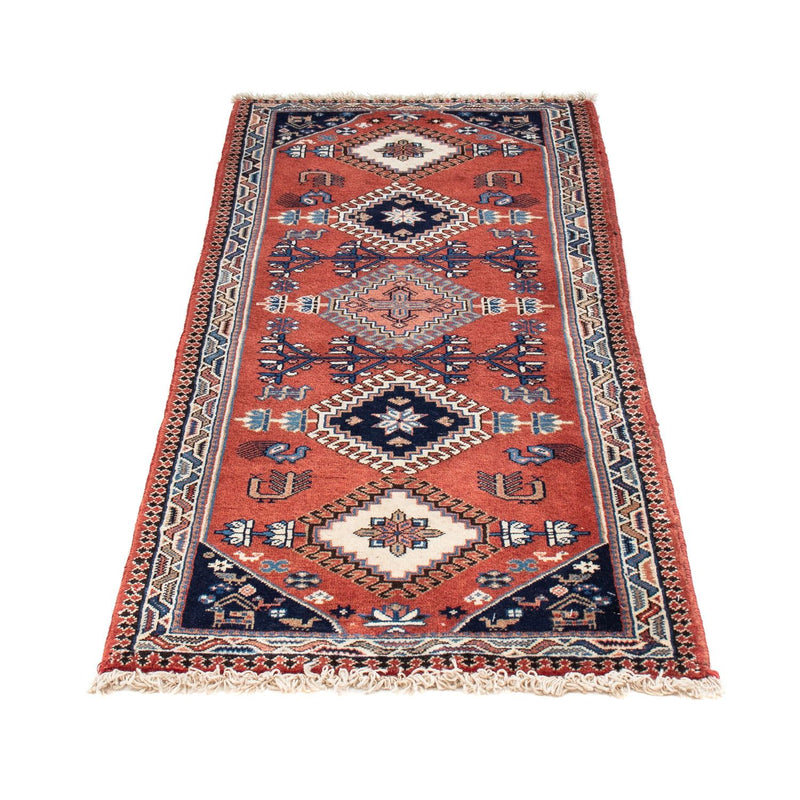 Runner Perser Rug - Nomadic - 148 x 59 cm - dark red
