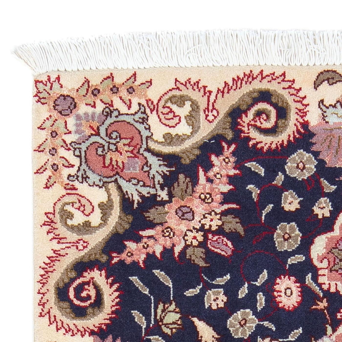 Tabriz - 50 Raj Rug 90x60cm - Persian Rugs