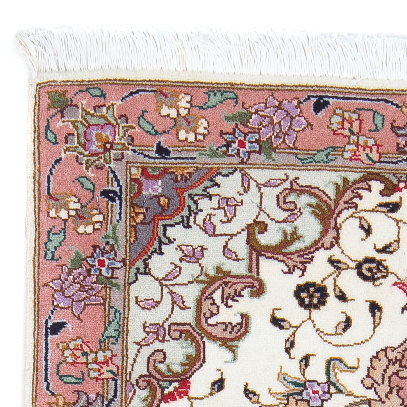 Tabriz - 50 Raj Rug 90x60cm - Persian Rugs