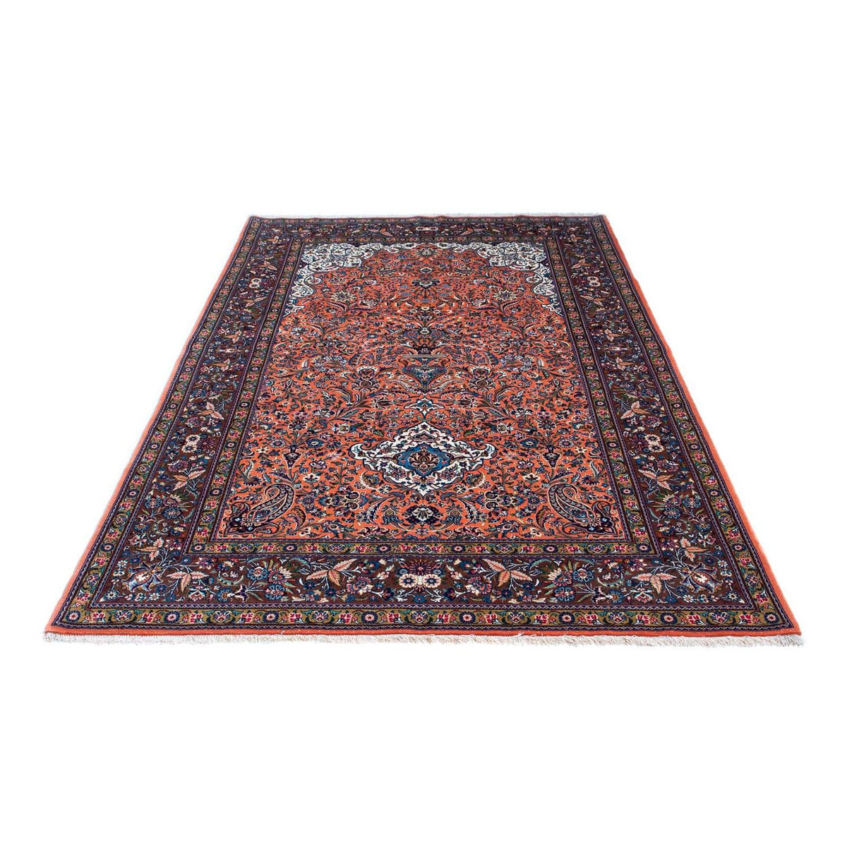 Perser Rug - Ghom - 219 x 135 cm - rust