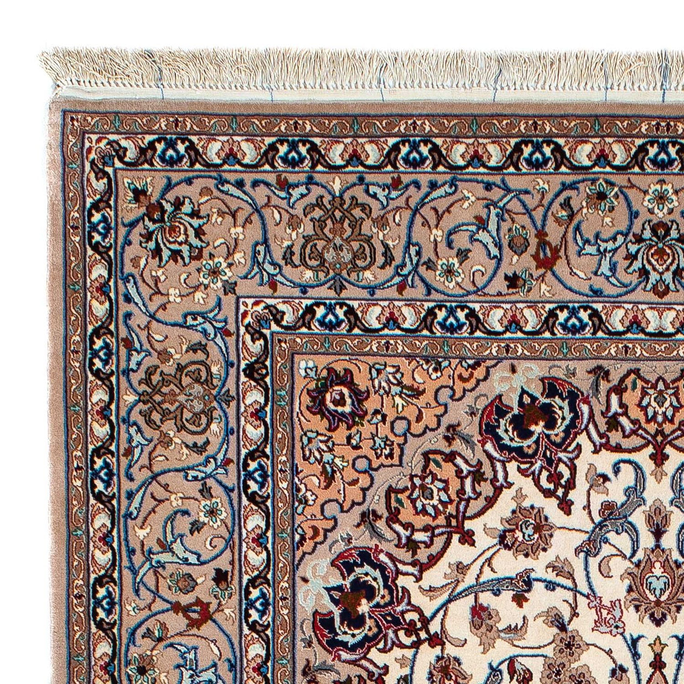 Qom Silk Rug 202x128cm - Persian Rugs