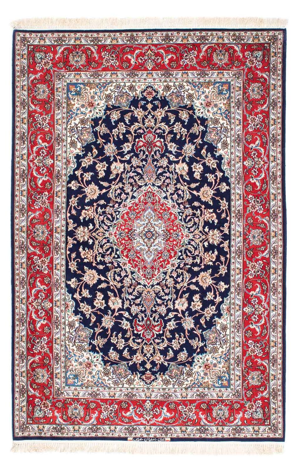 Perser Rug - Isfahan - Premium - 197 x 130 cm - dark blue