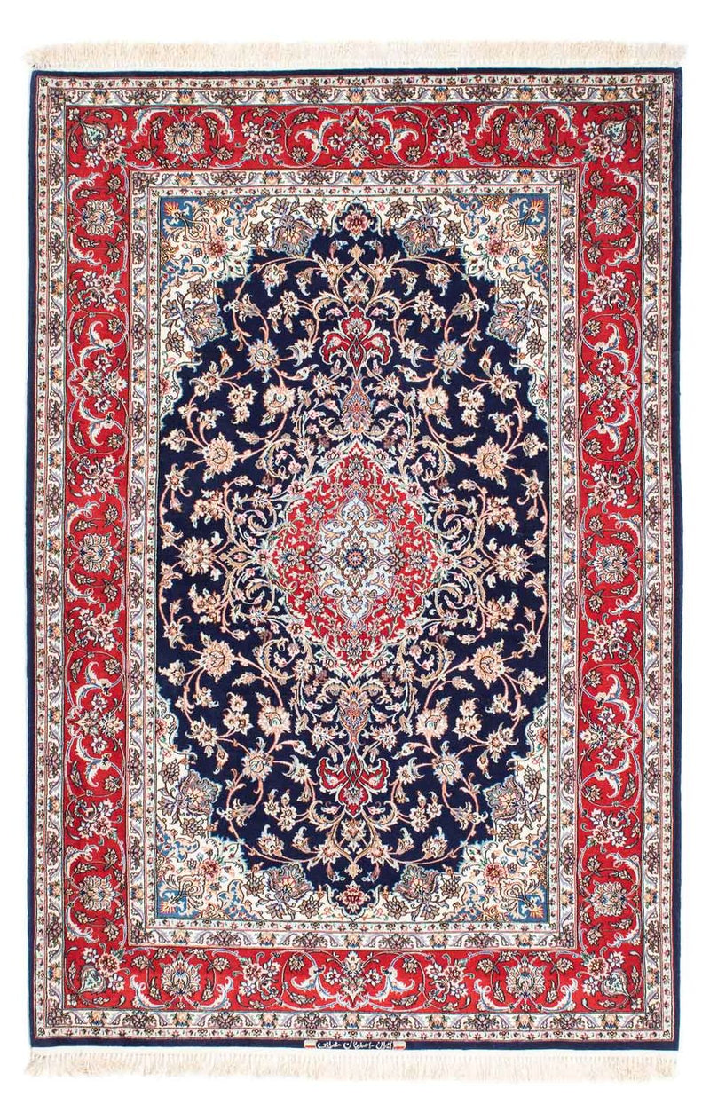 Perser Rug - Isfahan - Premium - 197 x 130 cm - dark blue