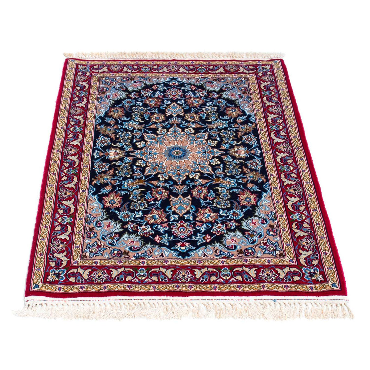Perser Rug - Isfahan - Premium - 104 x 72 cm - dark blue