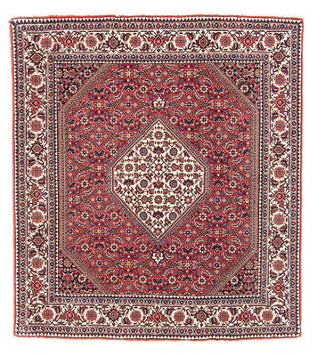 Perser Rug - Bidjar square  - 115 x 101 cm - red