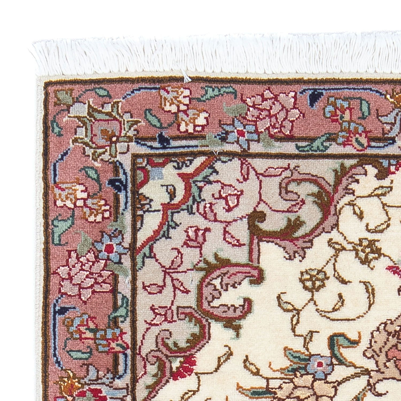 Tabriz - 50 Raj Rug 87x60cm - Persian Rugs