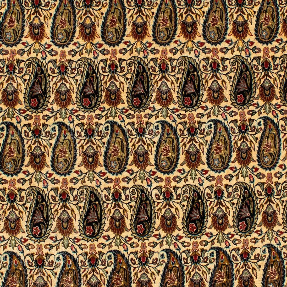 Silk Rug - Ghom Silk - Premium - 195 x 135 cm - light beige