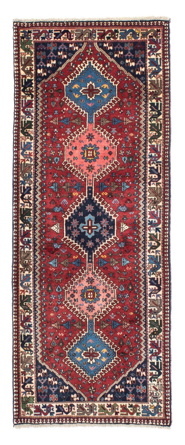 Runner Perser Rug - Nomadic - 197 x 80 cm - dark red