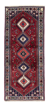 Runner Perser Rug - Nomadic - 194 x 83 cm - dark red