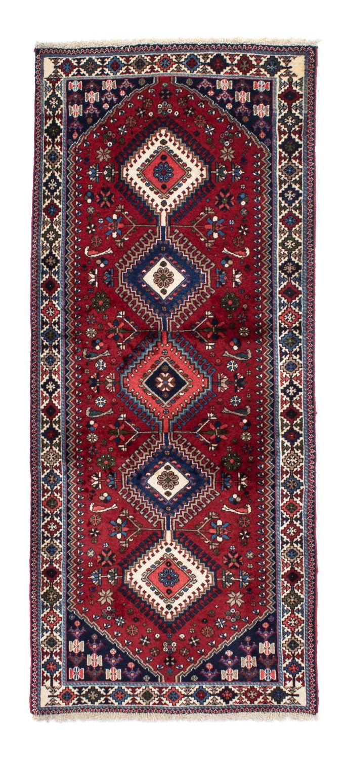 Runner Perser Rug - Nomadic - 194 x 83 cm - dark red