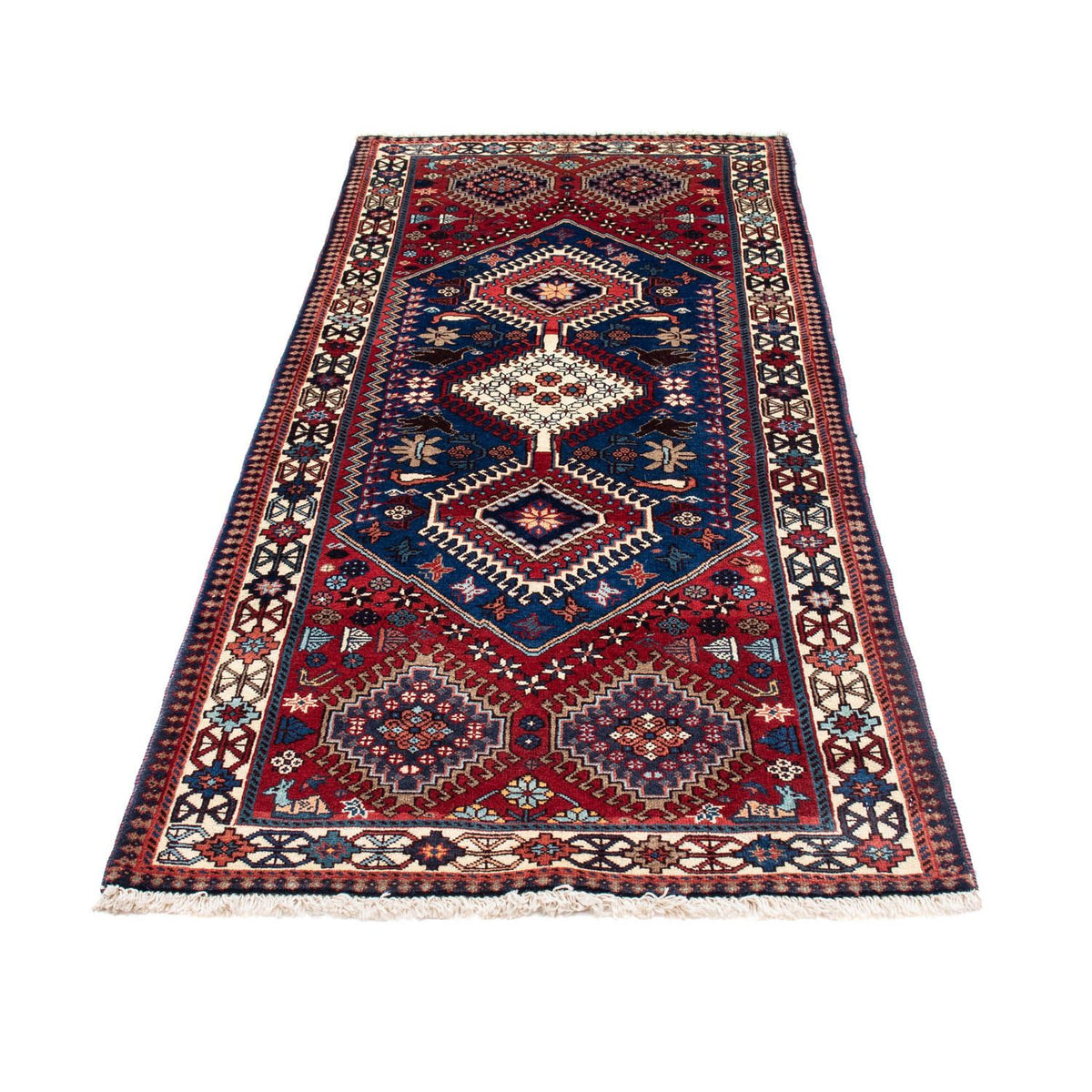 Runner Perser Rug - Nomadic - 195 x 80 cm - dark red