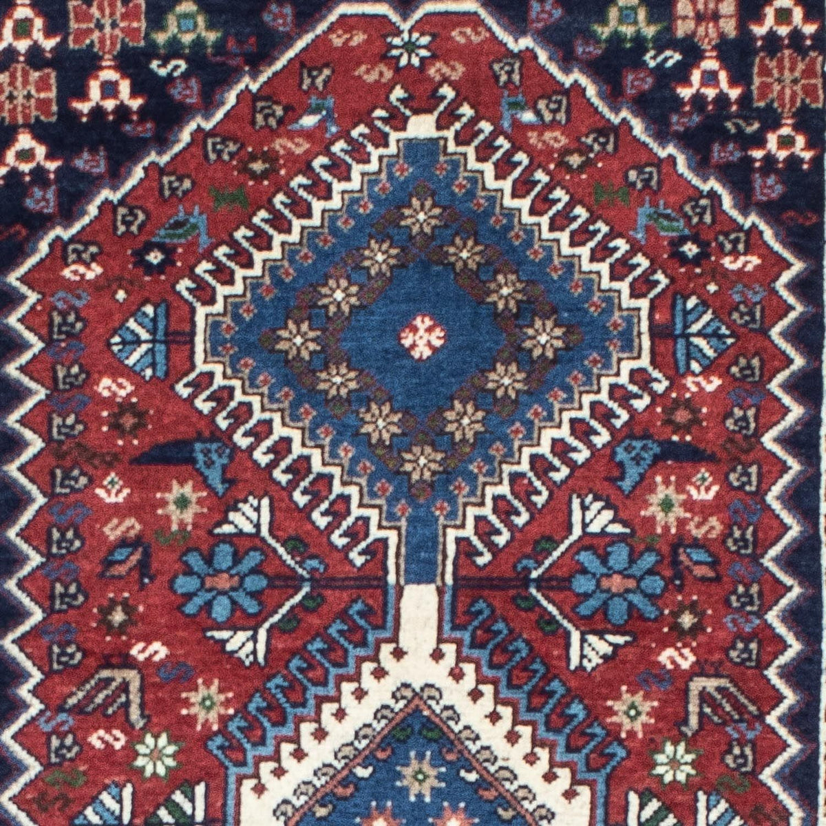 Runner Perser Rug - Nomadic - 197 x 78 cm - red