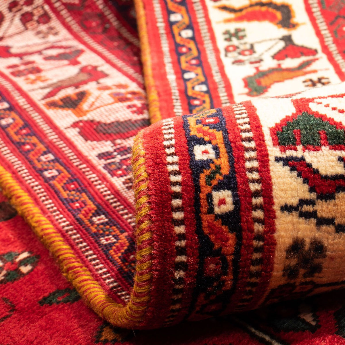 Perser Rug - Nomadic - 291 x 210 cm - dark red