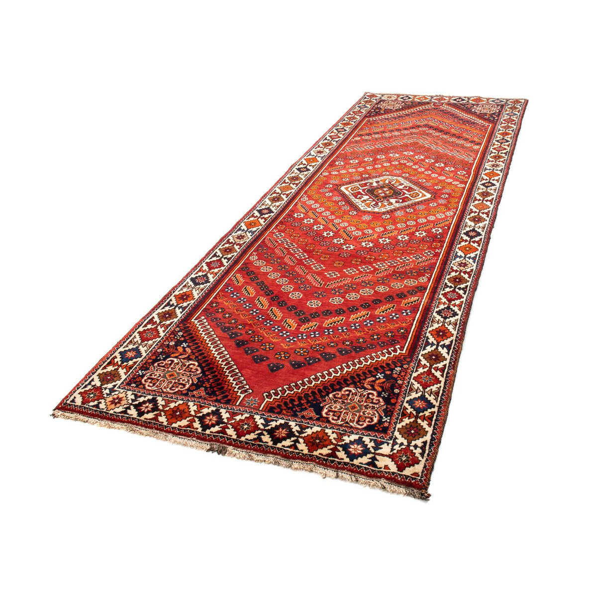 Runner Perser Rug - Nomadic - 301 x 104 cm - dark red