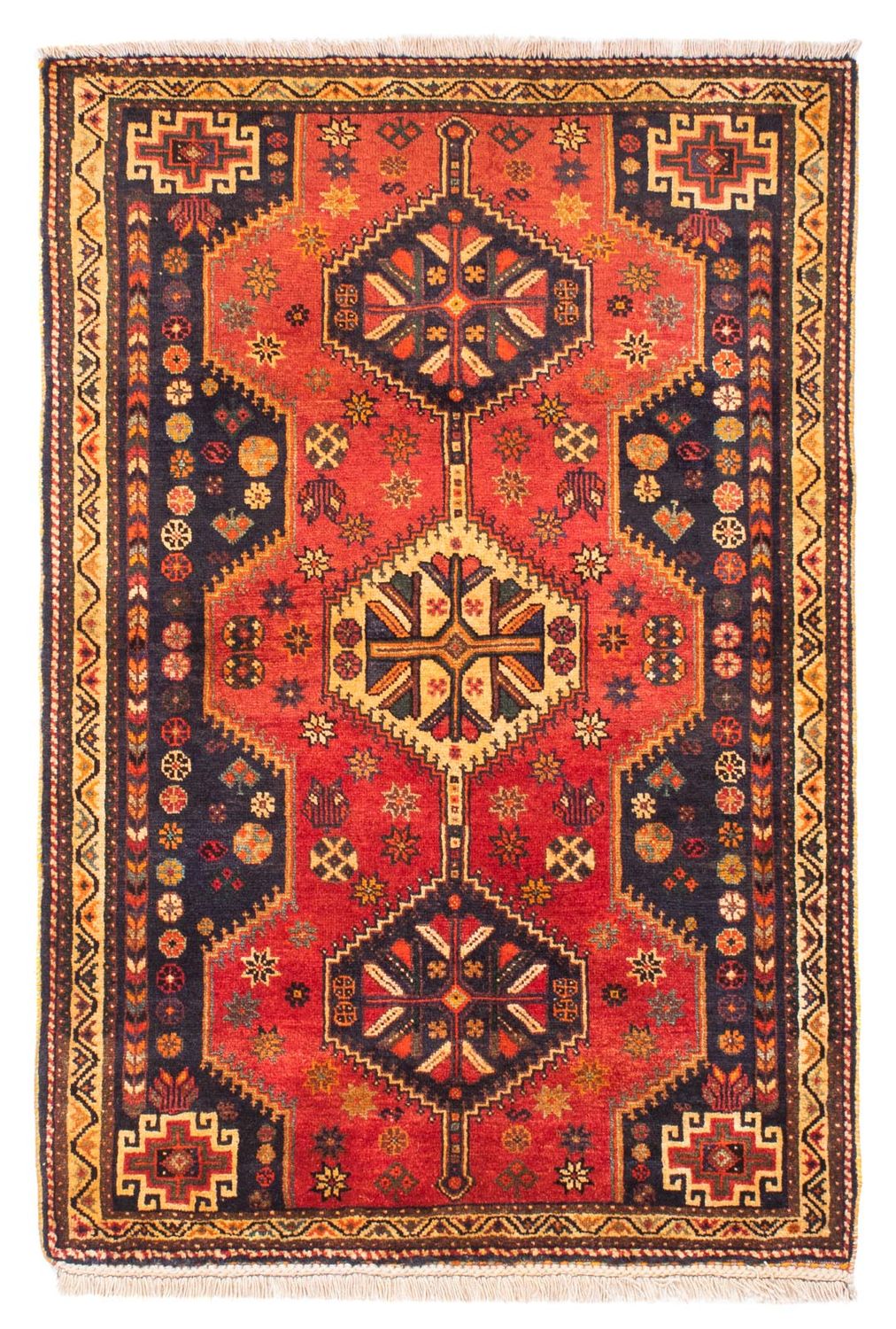 Perser Rug - Nomadic - 170 x 116 cm - dark red